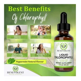 Хлорофіл Benevolent Liquid Chlorophyll - 2fl oz 59ml