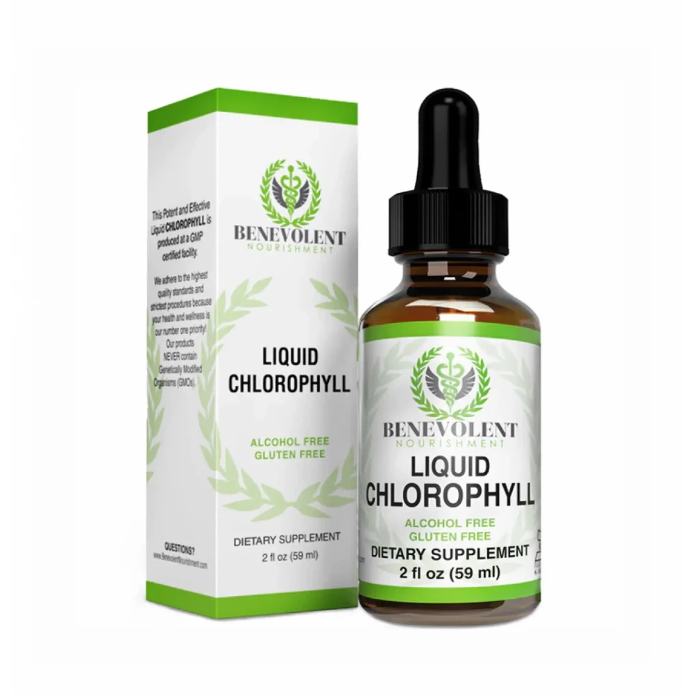 Хлорофіл Benevolent Liquid Chlorophyll - 2fl oz 59ml