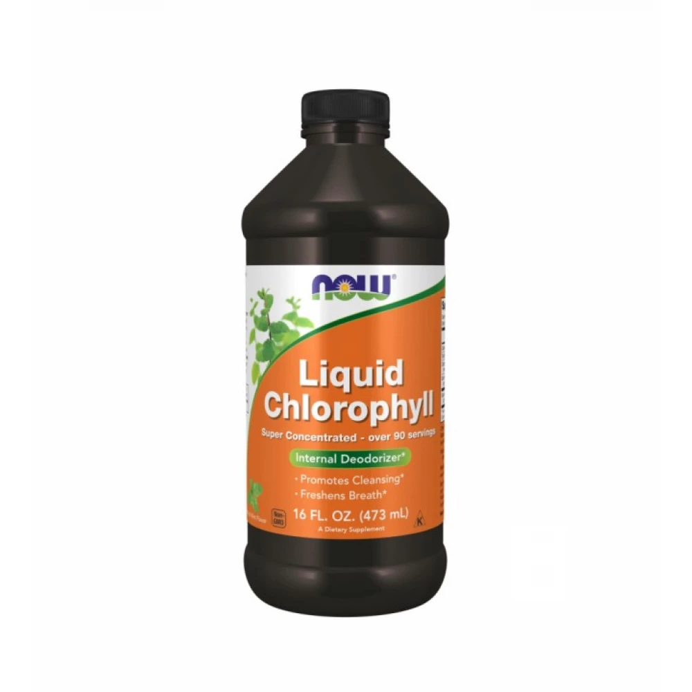 Хлорофіл Now Foods Chlorophyll Liquid Mint - 16 oz