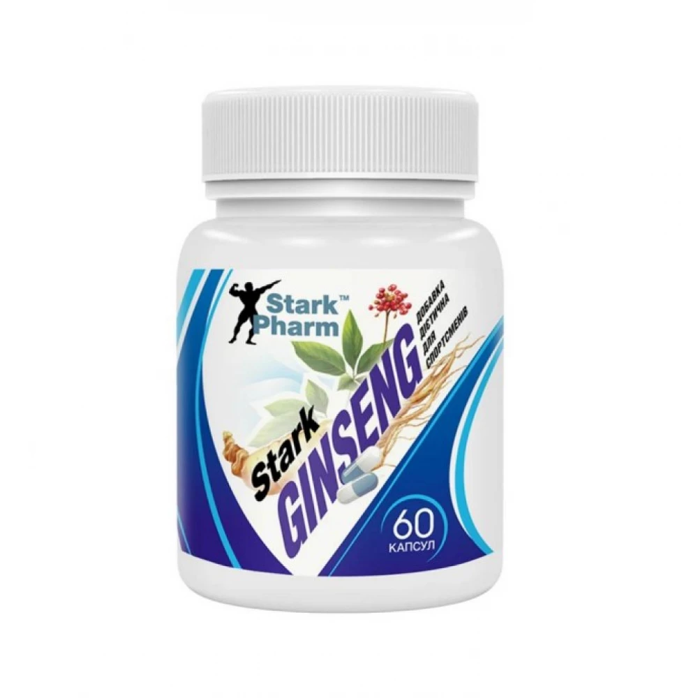 Екстракт кореня женьшеню Stark Pharm Ginseng Strong Extract - 60 caps