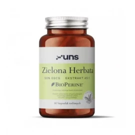 Екстракт листя зеленого чаю та Біоперін UNS Vitamins Zielona Herbata - 60caps