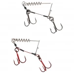 Оснастка Savage Gear Carbon49 Corkscrew Stinger 2x#3/0 31kg (2 шт/уп.)