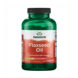 Масло льняное Swanson Flaxseed Oil 1gram - 100 soft