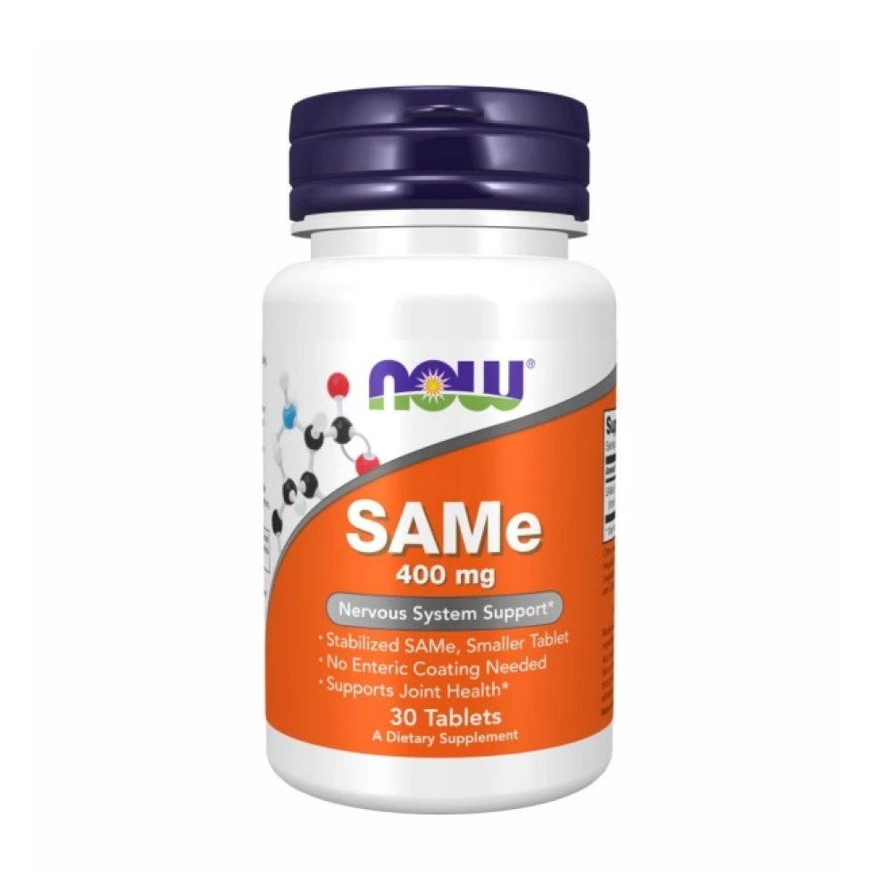 Дієтична добавка S-Аденозилметіонін Now Foods SAM-E 400mg - 30 tabs