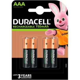 Аккумуляторы Duracell HR03 750mAh 4шт
