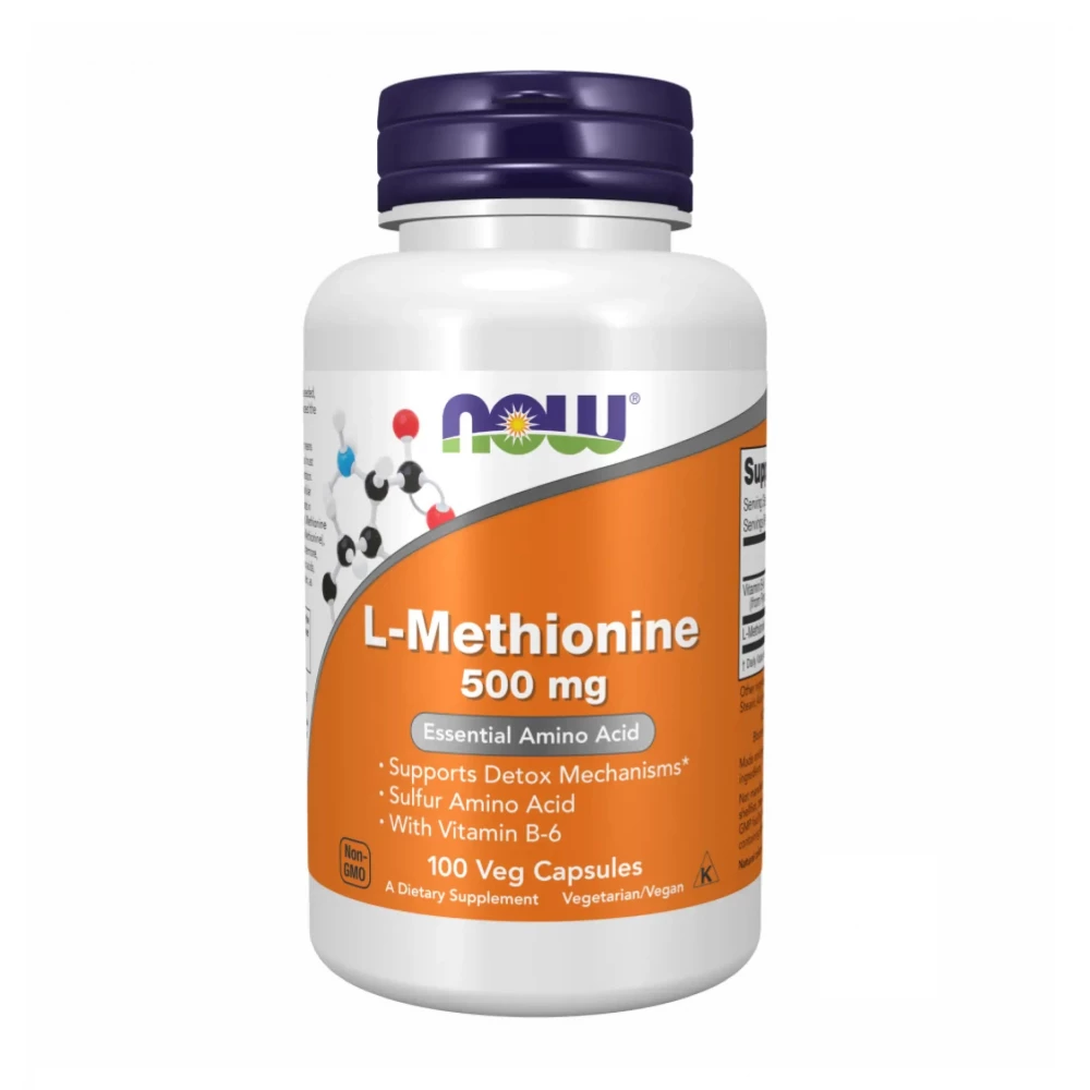 L-метіонін Now Foods L-Methionine 500mg - 100 caps