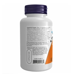 L-Триптофан Now Foods L-Tryptophan 500mg - 120 vcaps