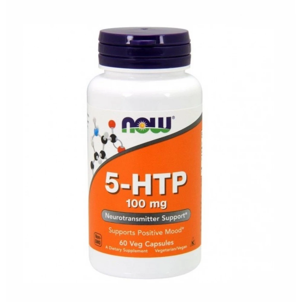 Амінокислоти Now Foods 5-HTP 100mg - 60 vcaps