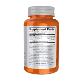Аргінін та орнітин Now Foods Arginine/Ornithine - 100 vcaps