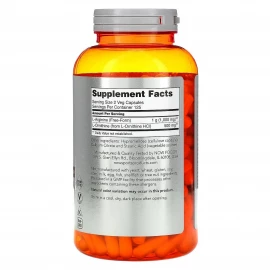 Аргинин и орнитин Now Foods Arginine/Ornithine - 250 vcaps