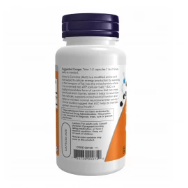 Ацетил-L-карнітин Now Foods Acetyl L-Carnitine 500mg - 100 vcaps
