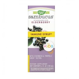 Бузина Nature's Way Sambucus Immune Syrup For Kids - 4 oz