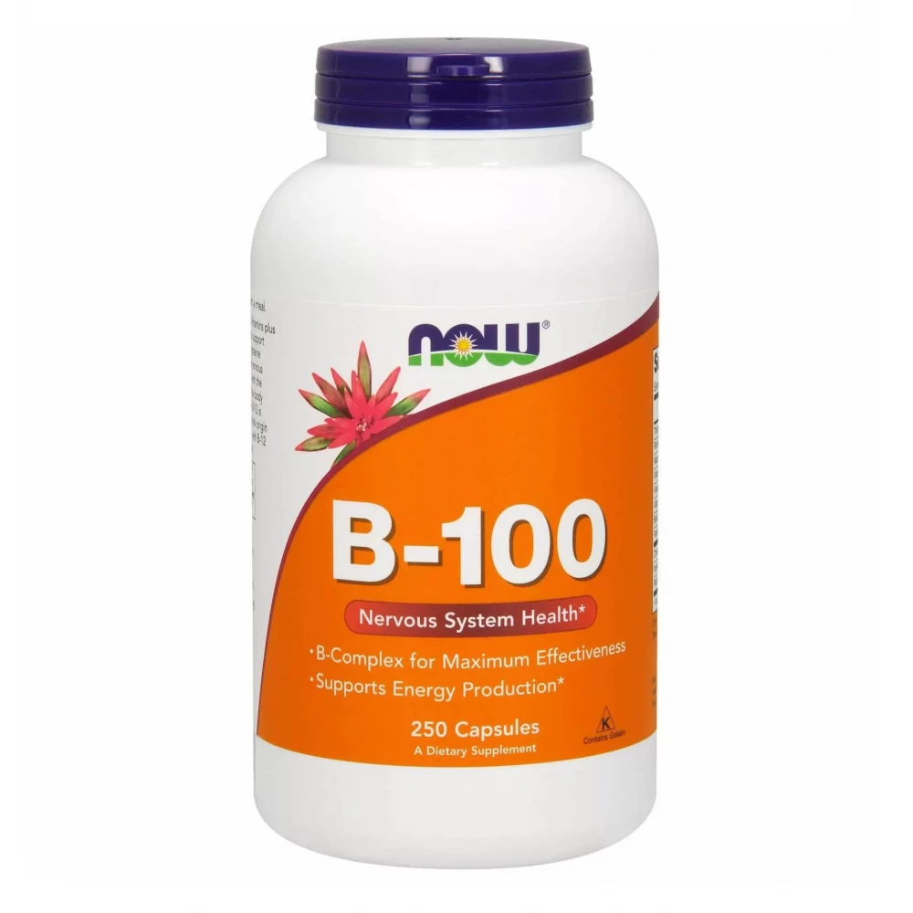 Вітаміни Now Foods B-100 - 250 vcaps
