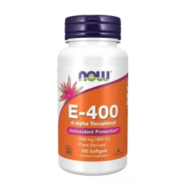 Вітаміни Now Foods E-400 DA - 100 sgels