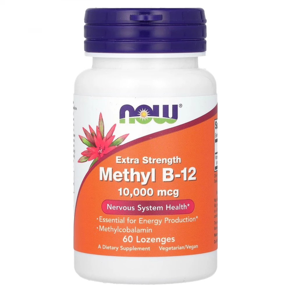 Витамины Now Foods Methyl B-12 10000mcg - 60 lozenges