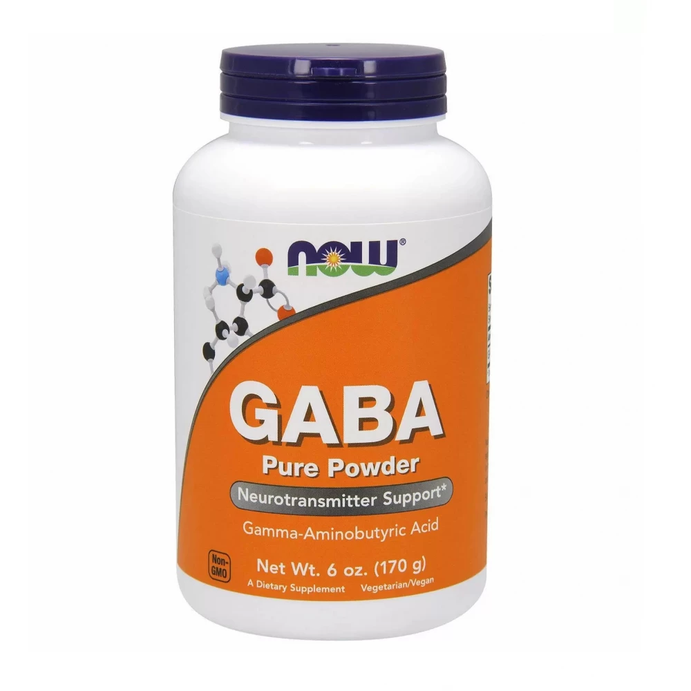 Гамма-аміномасляна кислота Now Foods GABA Pure Powder - 170g (6 OZ)