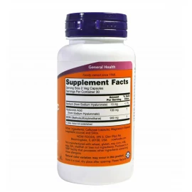 Гіалуронова кислота Now Foods Hyaluronic Acid 50 mg - 60vcaps