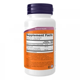 Гіалуронова кислота і МСМ Now Foods Hyaluronic Acid 50mg+MCM - 120 vcaps