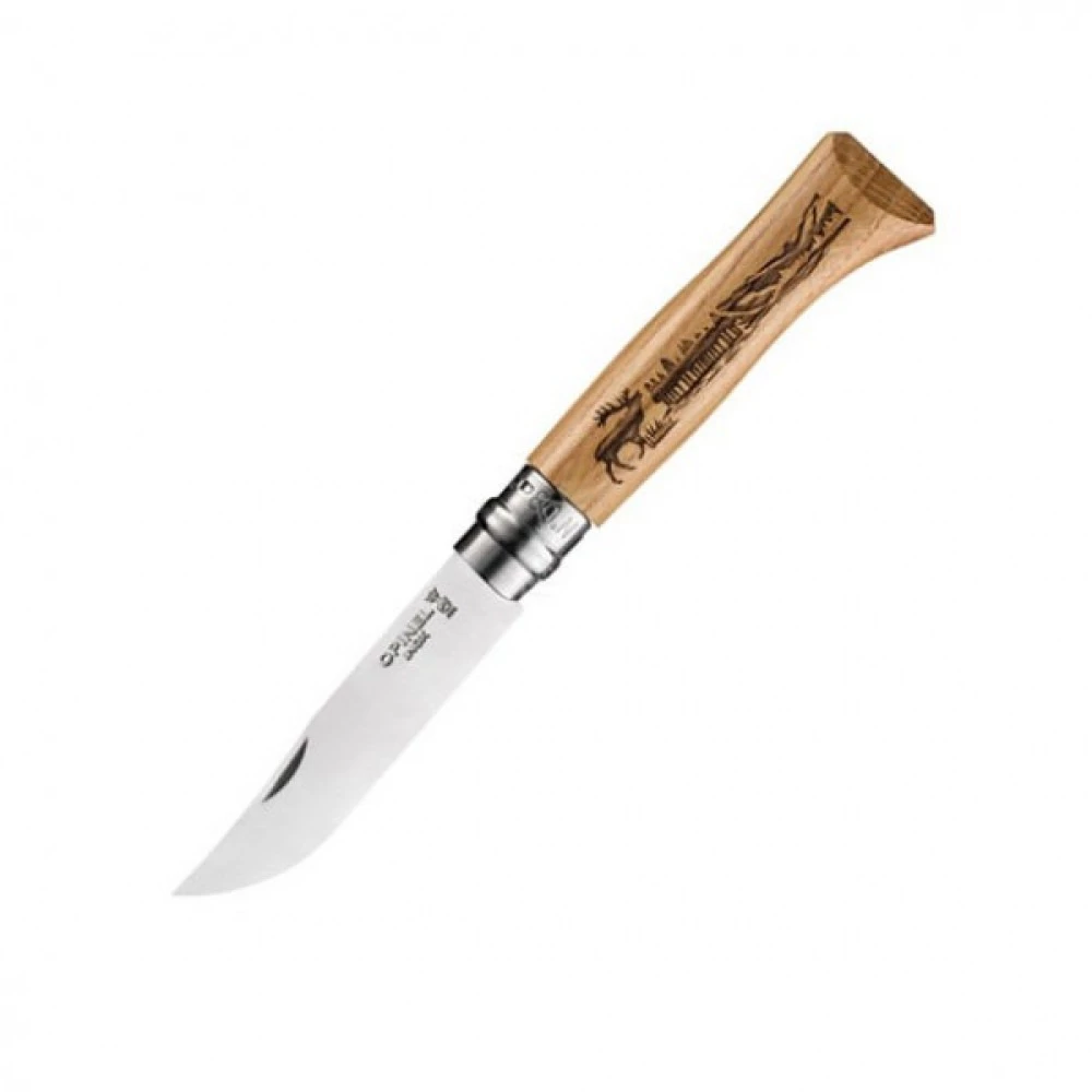 Ніж Opinel 8 VRI "олень", дуб