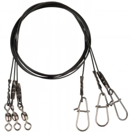 Повідець Savage Gear Black7 Trace 20cm 0.35mm 7kg (3 шт/уп.)