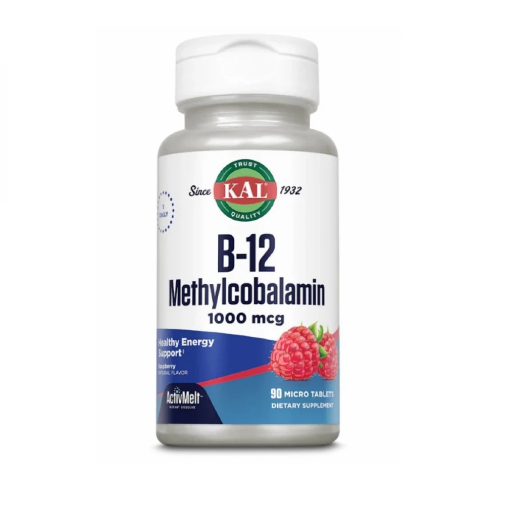 Вітаміни KAL B12 Methylcobalamin 1000mcg - 60 tabs 