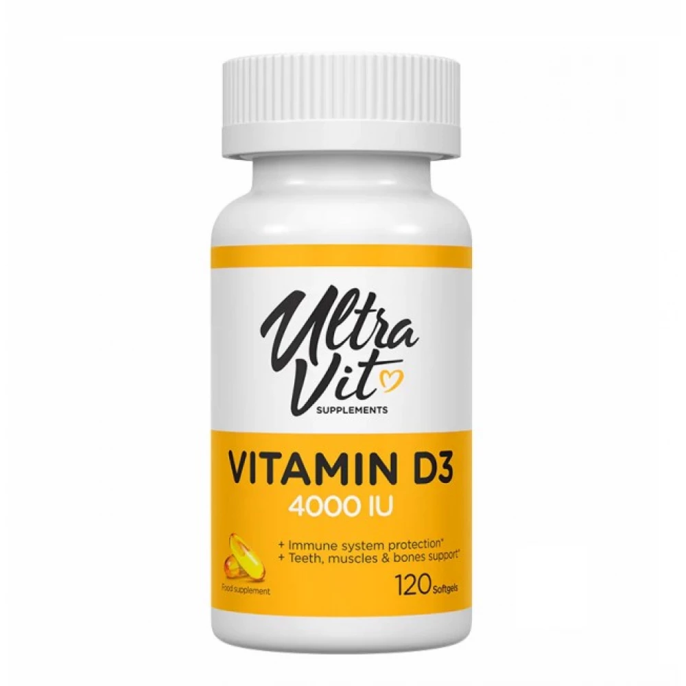 Вітаміни VPLab Vitamin D3 4000IU - 120 softgels