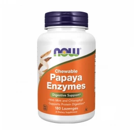 Комплекс ферментів Now Foods Papaya Enzyme - 180 tabs