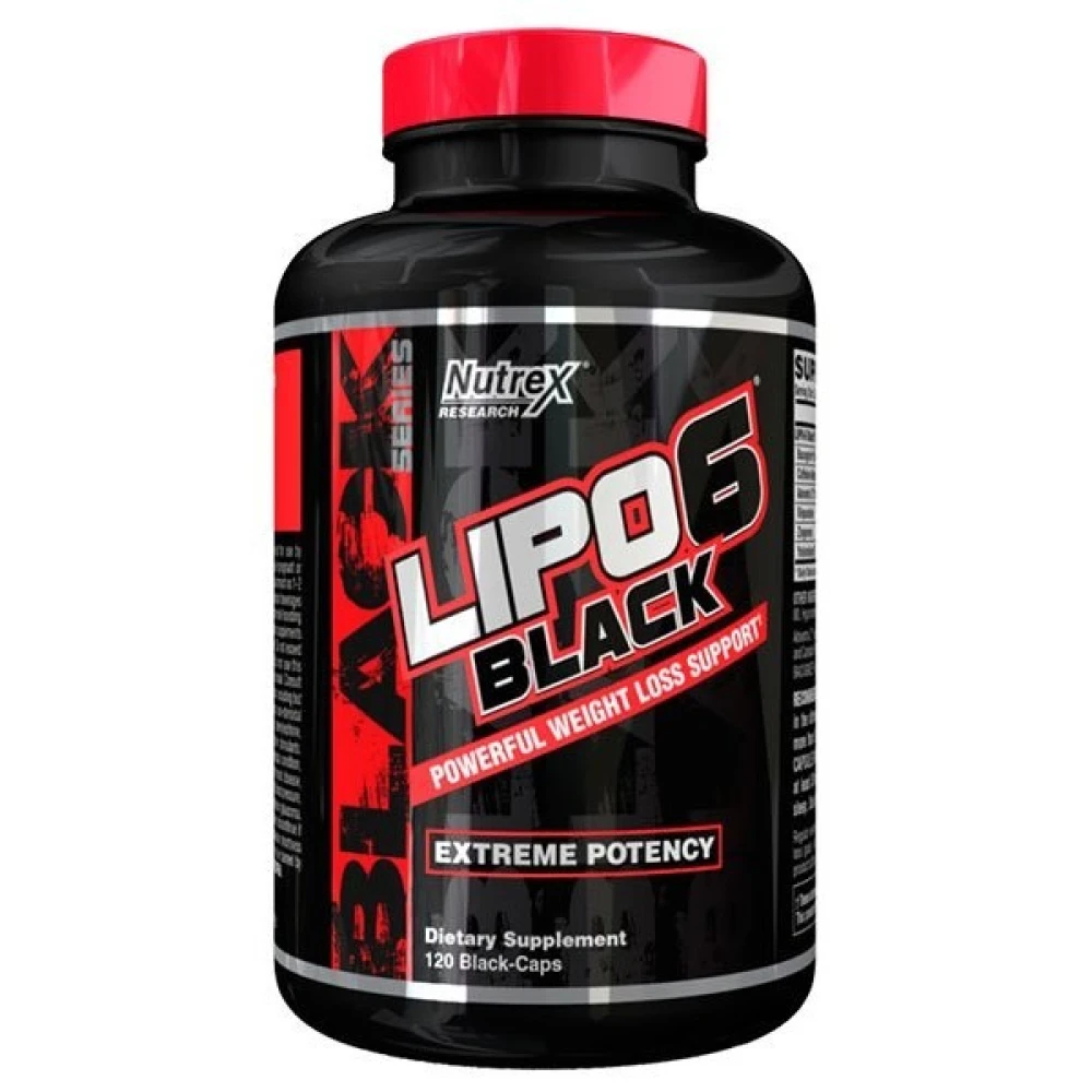 Жироспалювач Nutrex Lipo 6 Black Extreme Potency - 120 caps