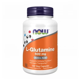 Глютамін Now Foods L-Glutamine 500mg - 120 vcaps