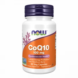 Коэнзим Now Foods COQ10 100mg - 30 vcaps