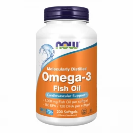 Омега-3 Now Foods Omega 3 1000mg - 200 Sgels