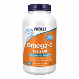 Омега-3 Now Foods Omega-3 FO 1000mg 180/120 Fish Gelatin - 200 sgels