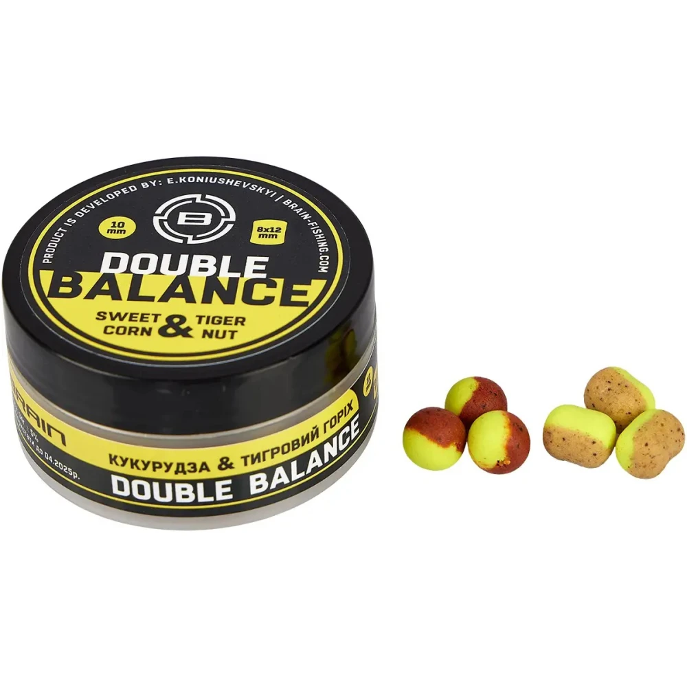 Бойлы Brain Double Balance 10+8х12mm