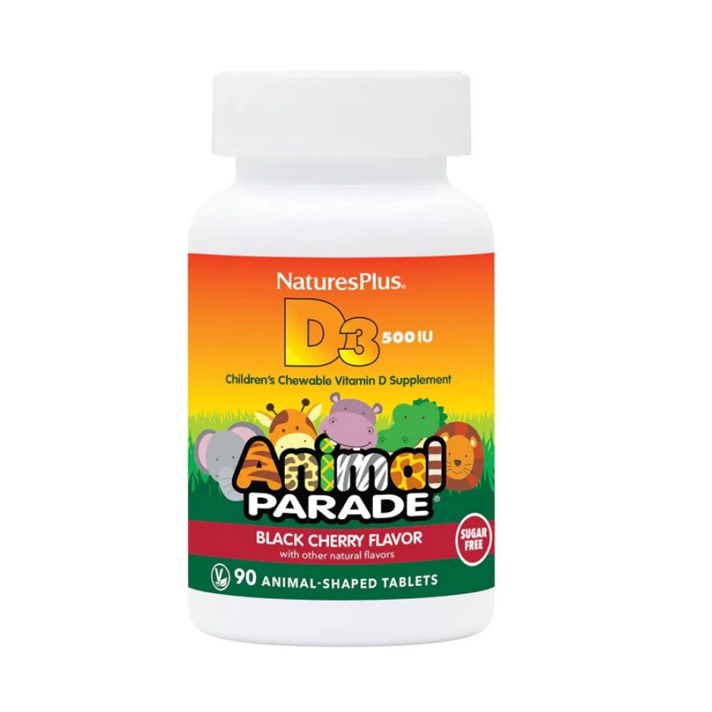 Вітаміни Nature's Plus Sugarfree Vit D3 Chewable - 90 tabs