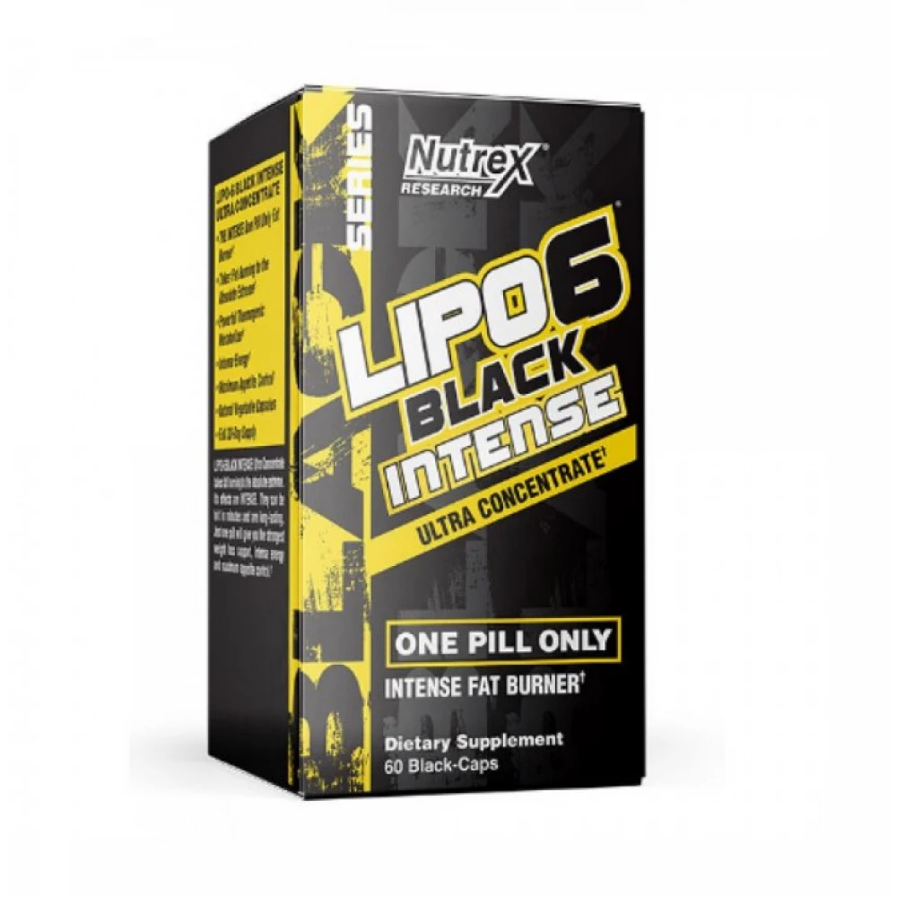 Жиросжигатель Nutrex Lipo 6 Black Intense - 60 caps