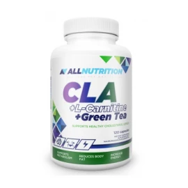 Жироспалювач Allnutrition CLA + L-Carnitine + Green Tea - 120cap