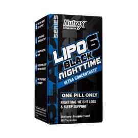 Жироспалювач Nutrex Lipo 6 Black NightTime Ultra Concentrate - 30 caps
