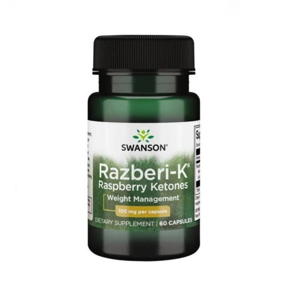 Жиросжигатель Swanson Razberi-K Raspberry Ketones 100mg - 60caps