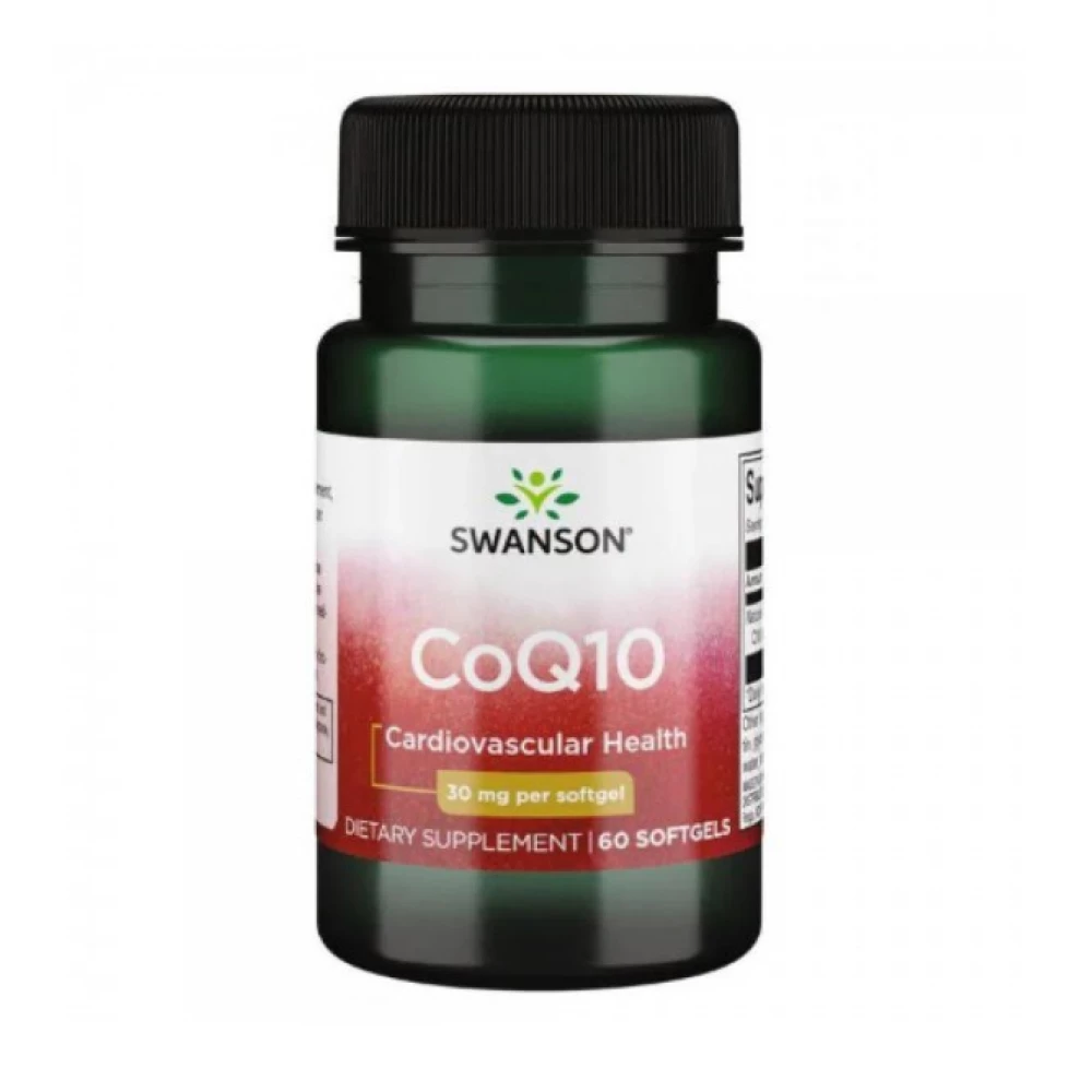 Коензим Swanson CoQ10 30mg - 60 caps