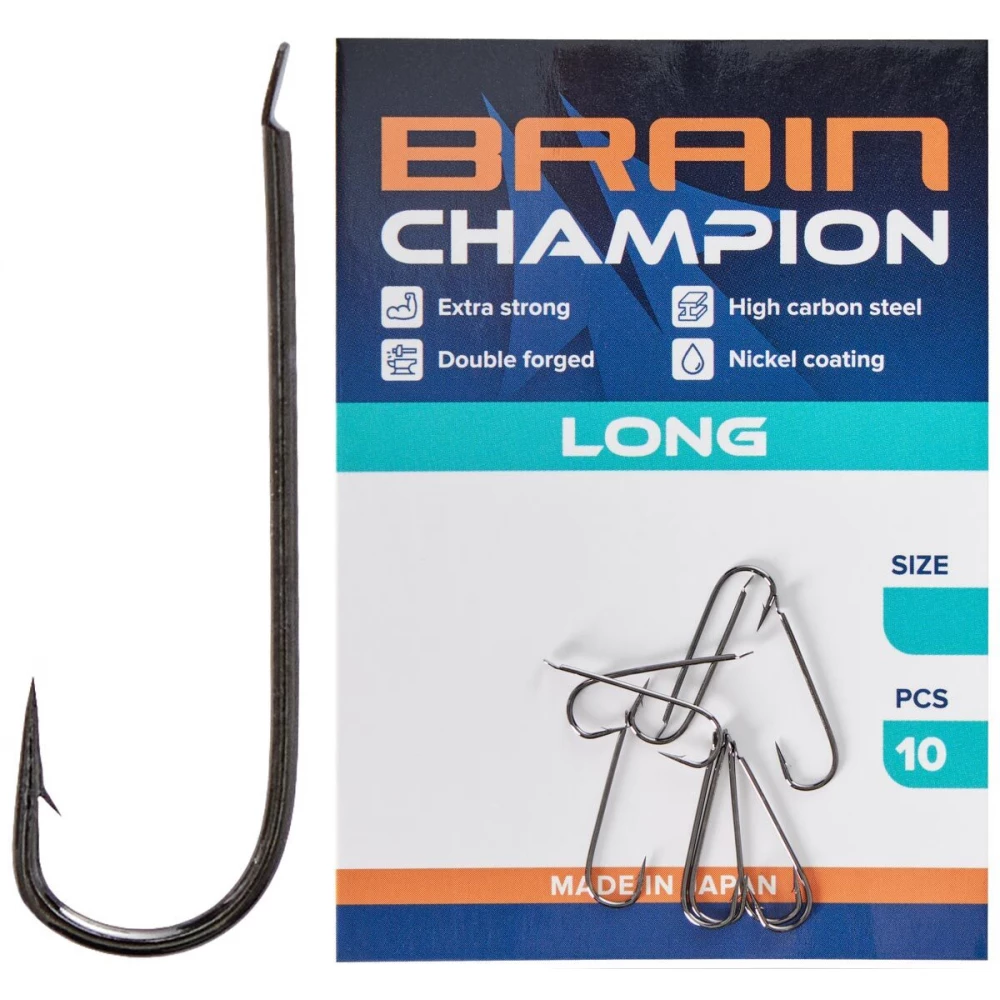 Гачок Brain Champion Long #8 (10 шт/уп)