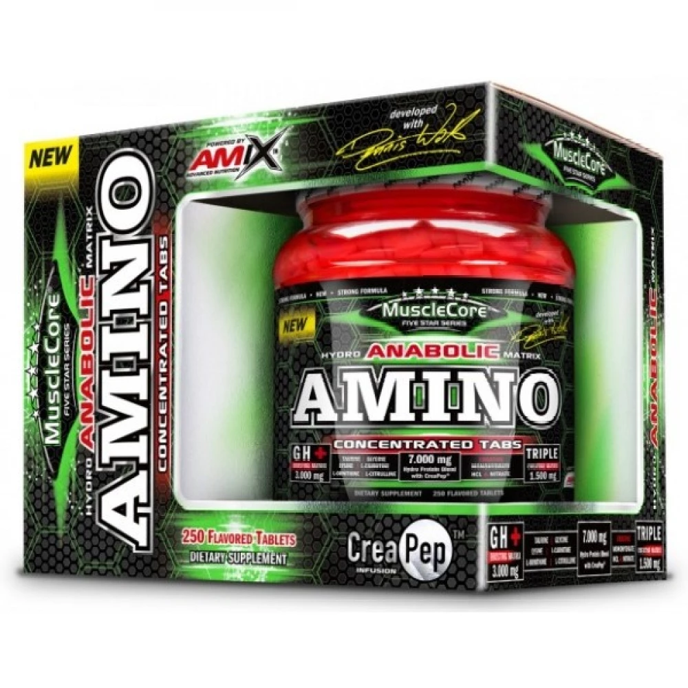 Аминокислота Amix MuscleCore® Amino Tabs with CreaPep - 250 таб