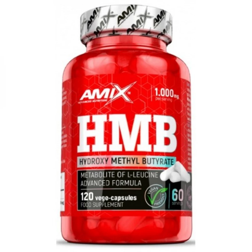 Гідроксиметилбутират Amix HMB - 120 веган капс