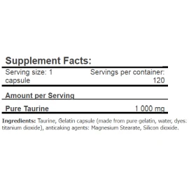 Таурин Amix Taurine - 120 капс