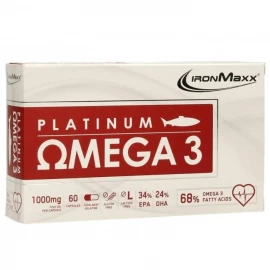 Омега-3 IronMaxx Platinum Omega 3  58%- 60 капс (коробка)