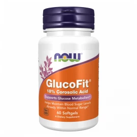 Коросоловая кислота Now Foods GlucoFit - 60 sgels
