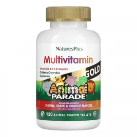 Мультивітаміни Nature's Plus Gold Assorted Chewable - 120 tabs