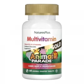 Мультивітаміни Nature's Plus Gold Assorted Chewable - 60 tabs