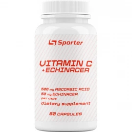 Витамины Sporter Vitamin C + Echinacea - 60 капс