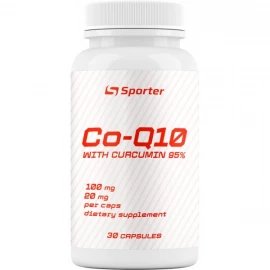 Коензим і куркумін Sporter Coenzyme Q10 -100 mg + curcumin - 30 капс