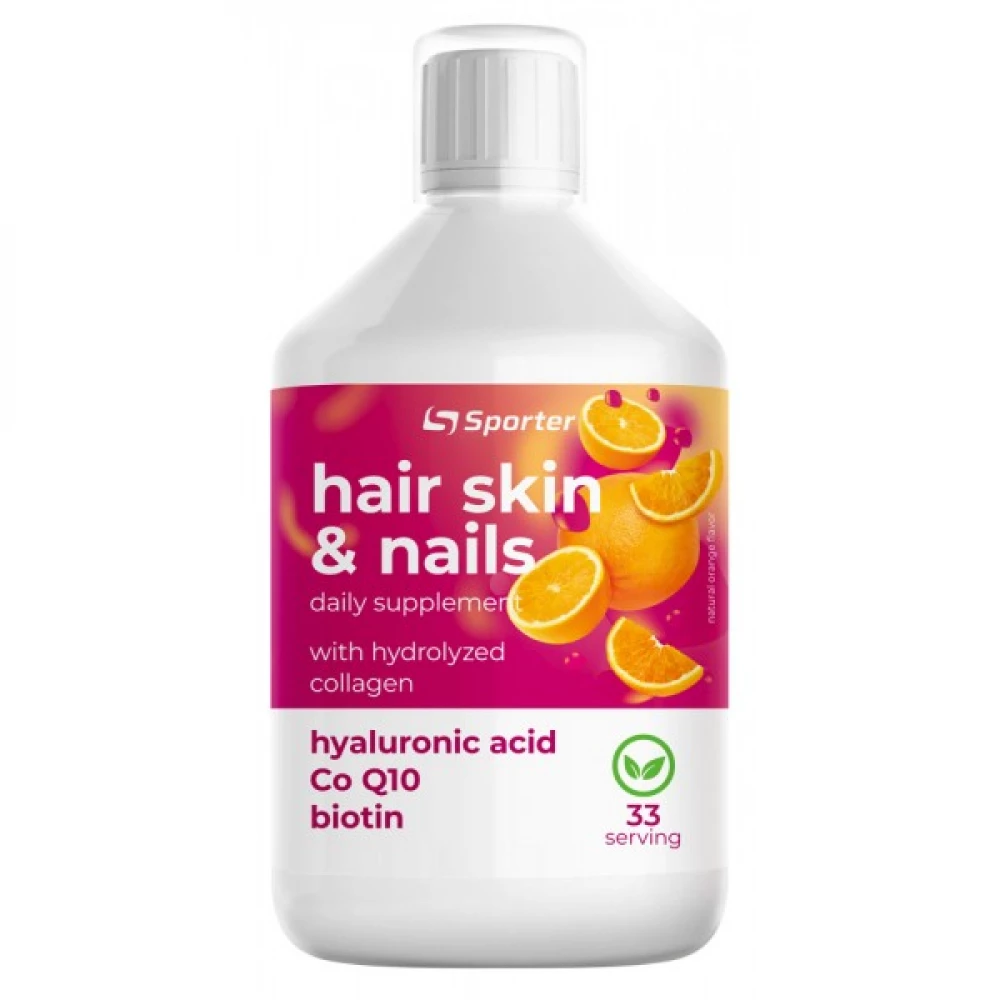 Комплекс для волосся, шкіри та нігтів Sporter Hair Skin & Nails - 500 мл